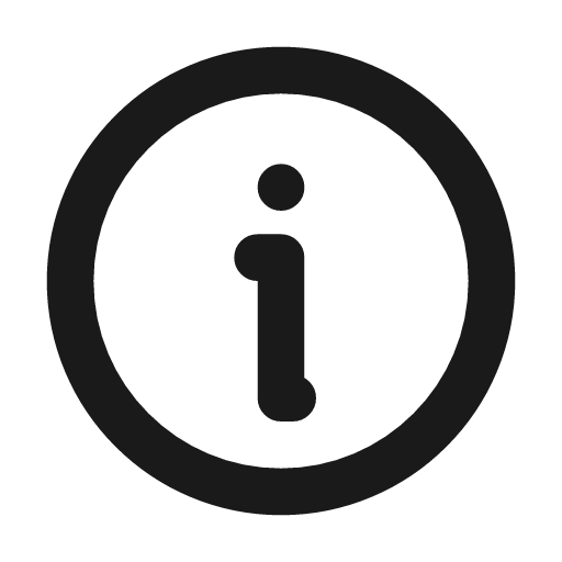 Information line icon, outline style, from MingCute Icon
