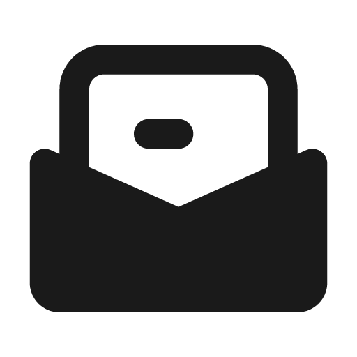 Invite fill icon, filled style, from MingCute Icon