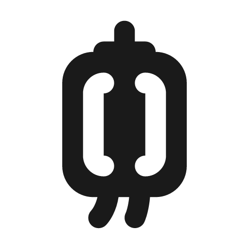 Lantern 2 fill icon, filled style, from MingCute Icon