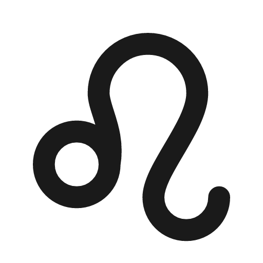 Leo line icon, outline style, from MingCute Icon