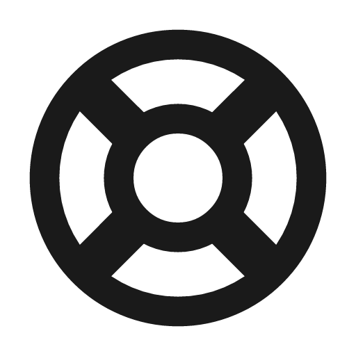 Lifebuoy line icon, outline style, from MingCute Icon
