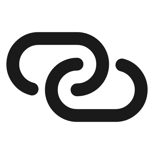 Link 3 line icon, outline style, from MingCute Icon