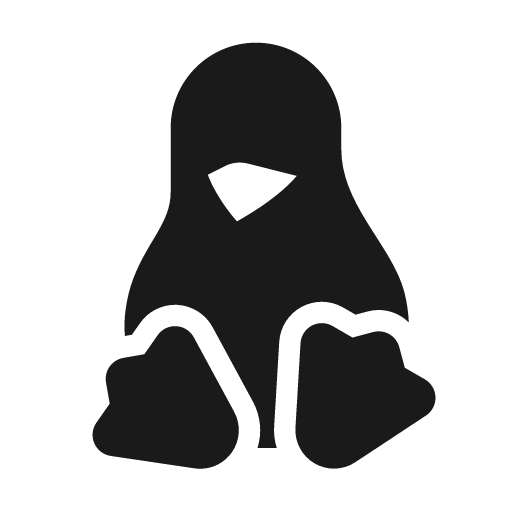 Linux fill icon, filled style, from MingCute Icon