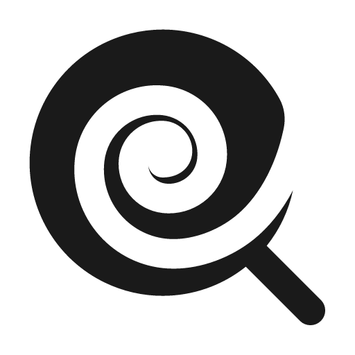 Lollipop fill icon, filled style, from MingCute Icon