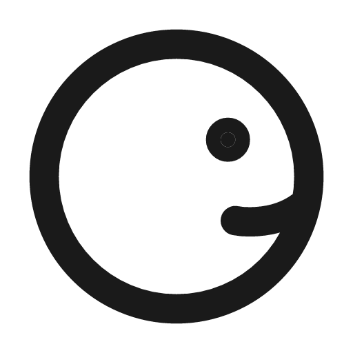 Look right line icon, outline style, from MingCute Icon