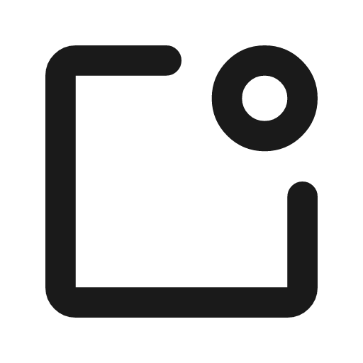 Newdot line icon, outline style, from MingCute Icon