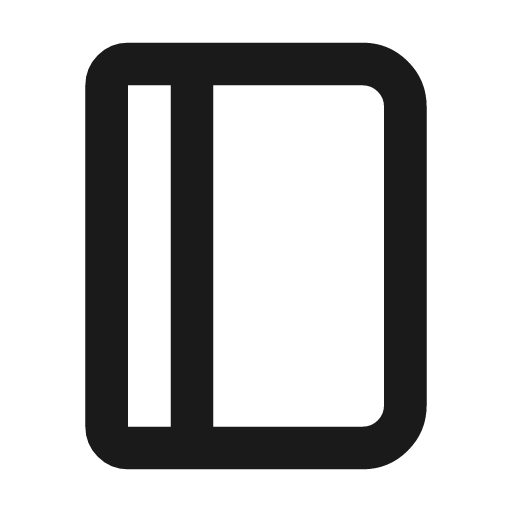 Notebook line icon, outline style, from MingCute Icon