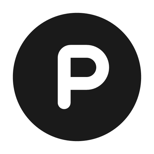 Parking fill icon, filled style, from MingCute Icon