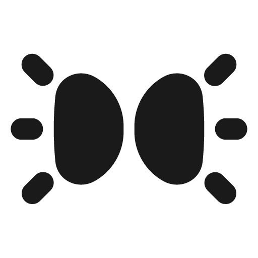 Parking lights fill icon, filled style, from MingCute Icon
