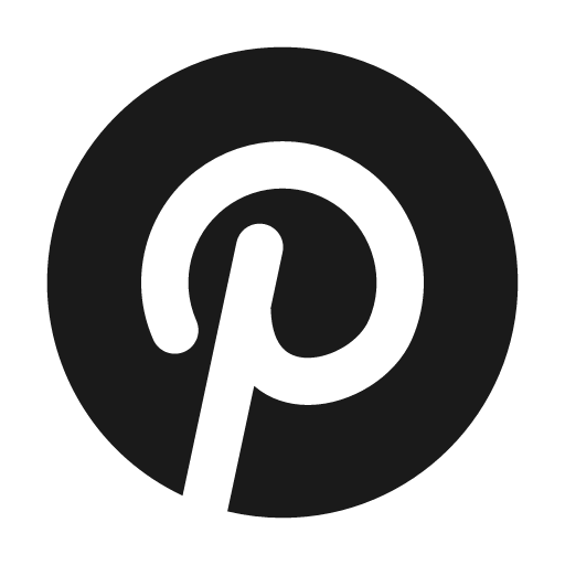 Pinterest fill icon, filled style, from MingCute Icon