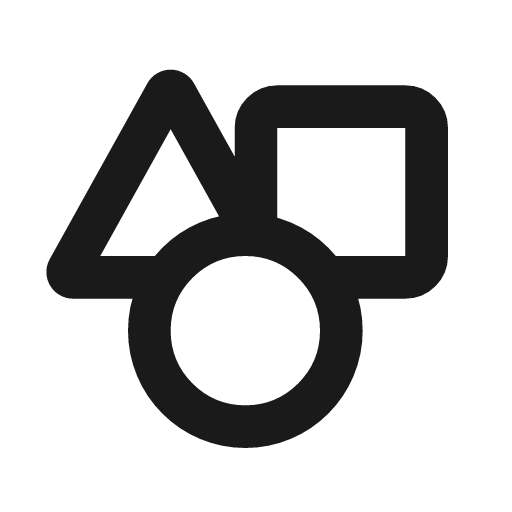 Polygon line icon, outline style, from MingCute Icon