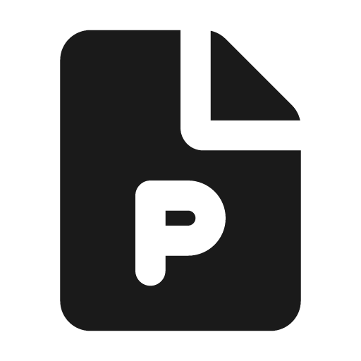 Ppt fill icon, filled style, from MingCute Icon