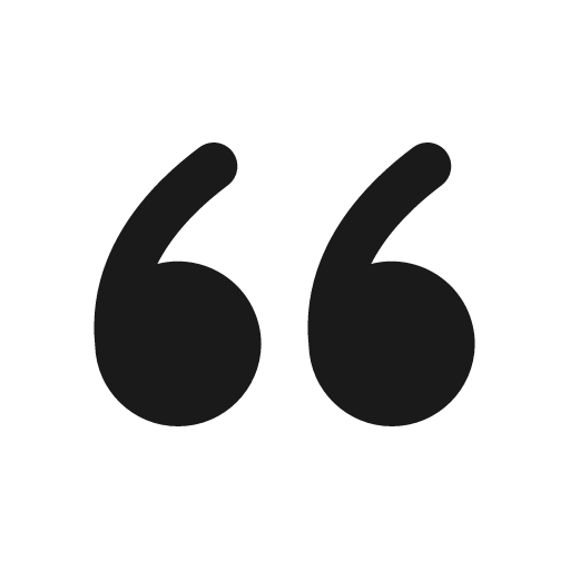 Quote left fill icon, filled style, from MingCute Icon