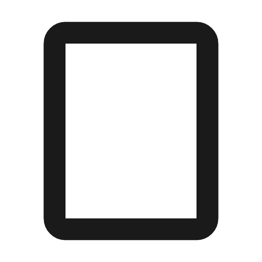 Rectangle vertical line icon, outline style, from MingCute Icon