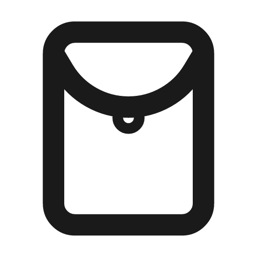 Red packet line icon, outline style, from MingCute Icon