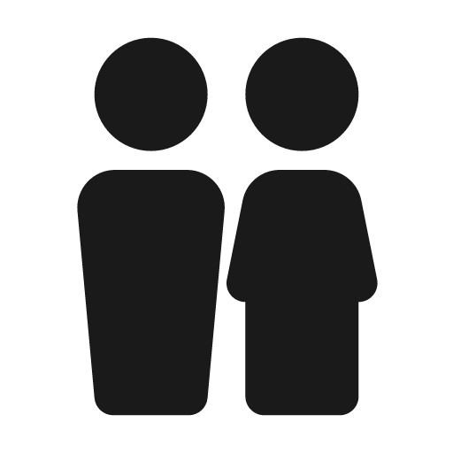 Rest area fill icon, filled style, from MingCute Icon