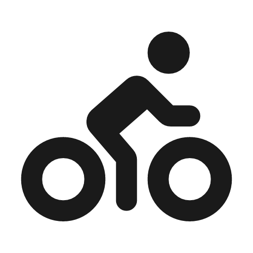 Riding line icon, outline style, from MingCute Icon