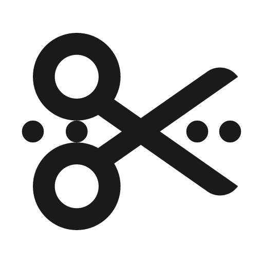 Scissors 3 line icon, outline style, from MingCute Icon