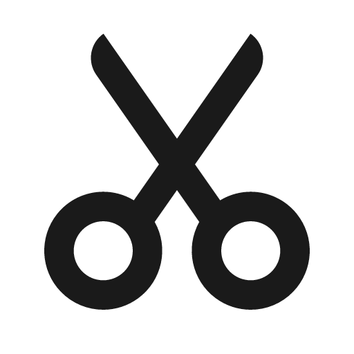Scissors line icon, outline style, from MingCute Icon