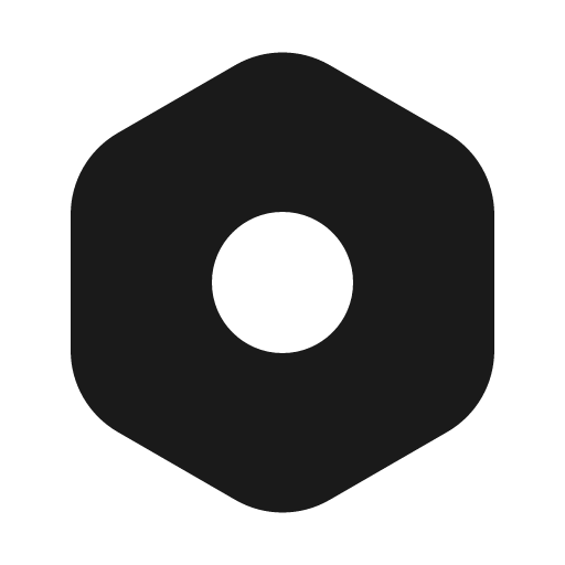 Settings 1 fill icon, filled style, from MingCute Icon