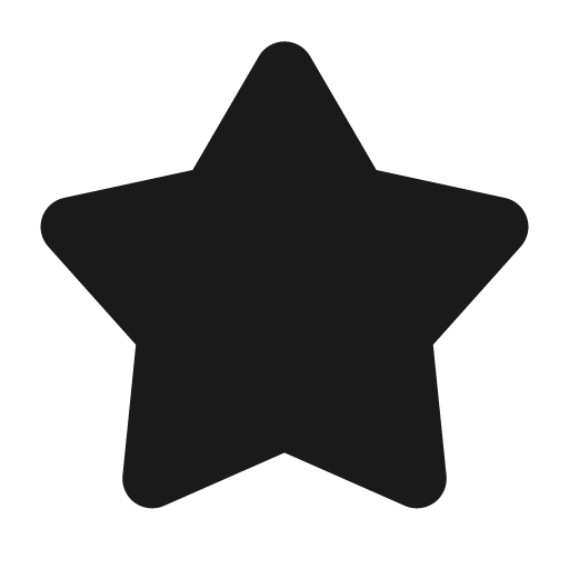 Star fill icon, filled style, from MingCute Icon
