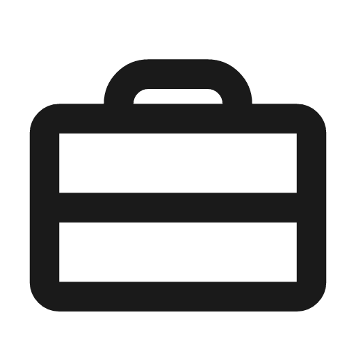 Suitcase 2 line icon, outline style, from MingCute Icon