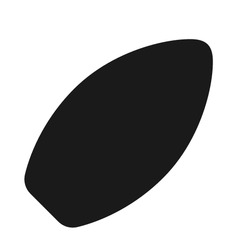 Surfboard fill icon, filled style, from MingCute Icon