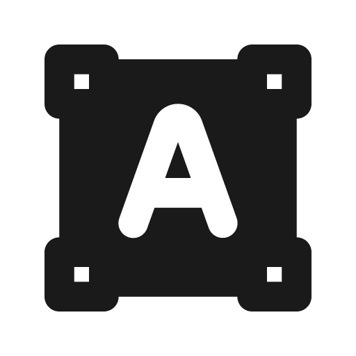 Text area fill icon, filled style, from MingCute Icon