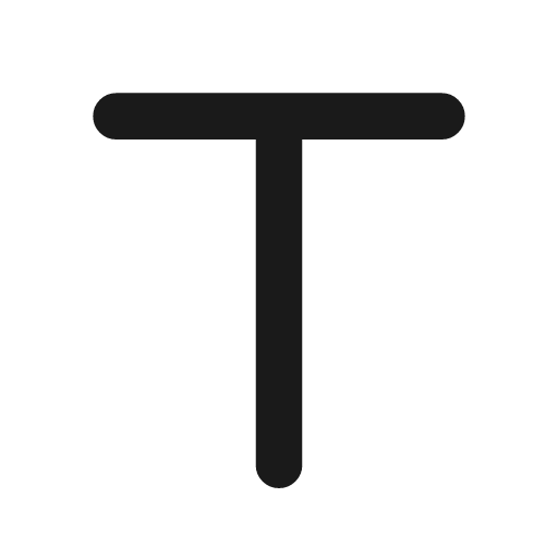 Text line icon, outline style, from MingCute Icon