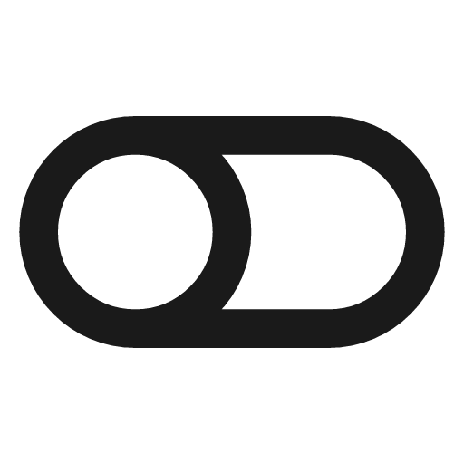 Toggle left line icon, outline style, from MingCute Icon