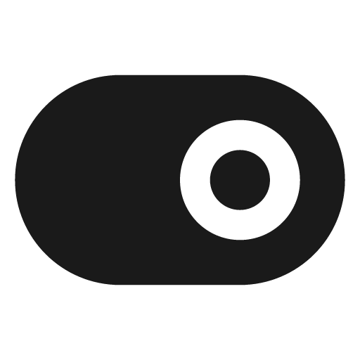 Toggle right 2 fill icon, filled style, from MingCute Icon