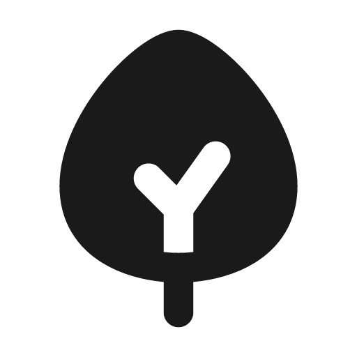 Tree 3 fill icon, filled style, from MingCute Icon