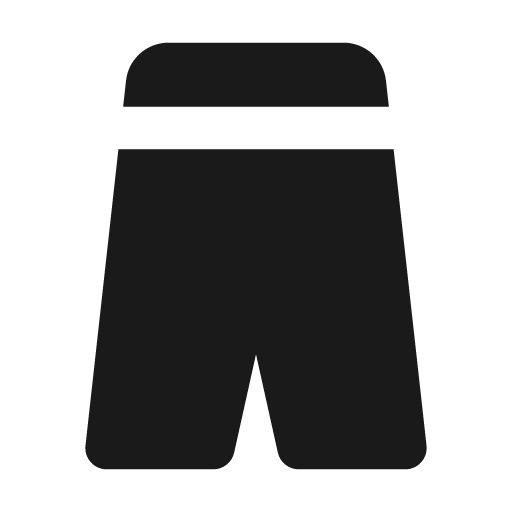 Trouser fill icon, filled style, from MingCute Icon