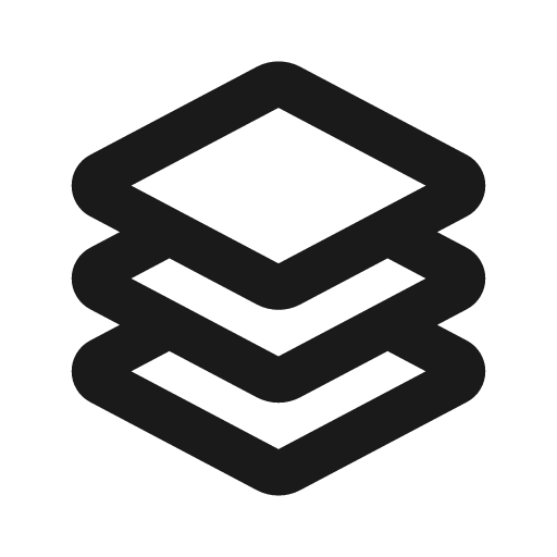 Version line icon, outline style, from MingCute Icon