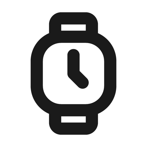Watch line icon, outline style, from MingCute Icon