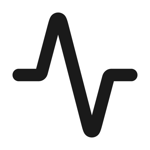 Activity solid icon, filled style, from Myna UI Icons