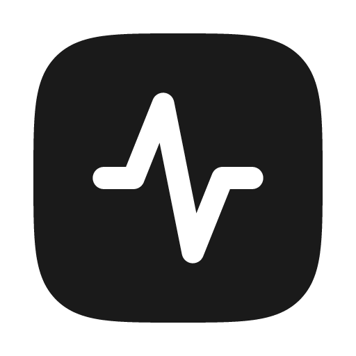 Activity square solid icon, filled style, from Myna UI Icons