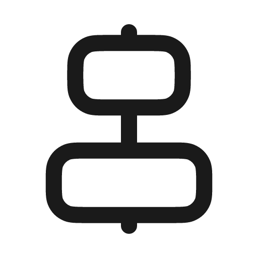 Align horizontal icon, line style, from Myna UI Icons