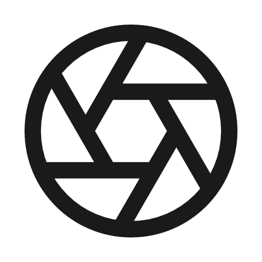 Aperture icon, line style, from Myna UI Icons