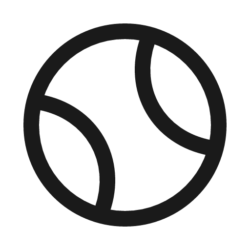 Baseball icon, line style, from Myna UI Icons
