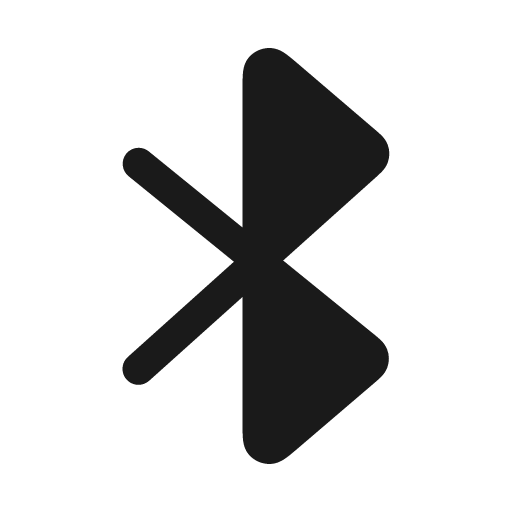 Bluetooth solid icon, filled style, from Myna UI Icons