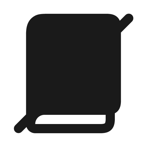 Book off solid icon, filled style, from Myna UI Icons