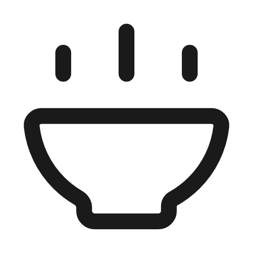 Bowl icon, line style, from Myna UI Icons