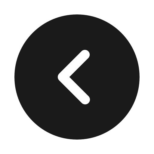 Chevron left circle solid icon, filled style, from Myna UI Icons