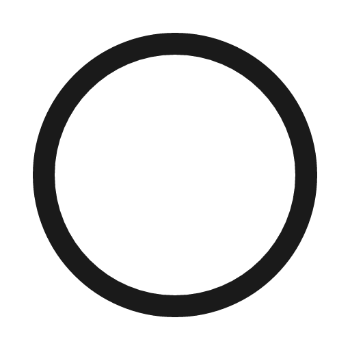 Circle icon, line style, from Myna UI Icons