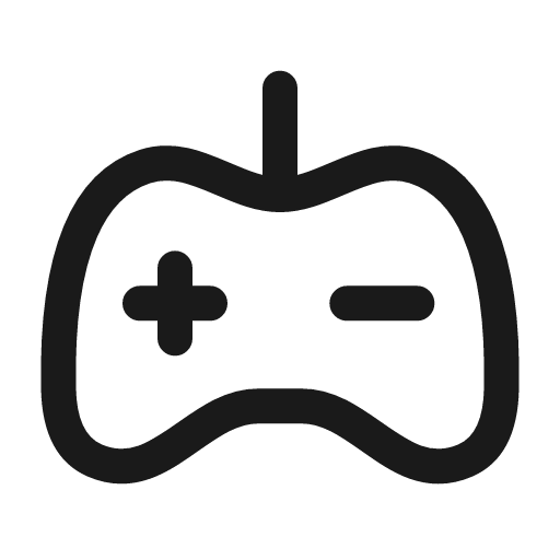 Controller icon, line style, from Myna UI Icons