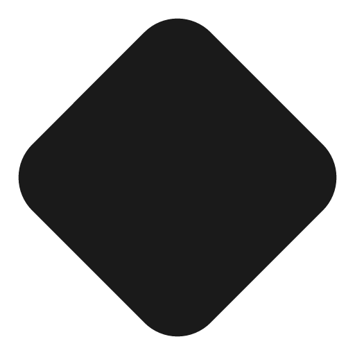 Diamond solid icon, filled style, from Myna UI Icons