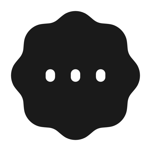 Dots waves solid icon, filled style, from Myna UI Icons