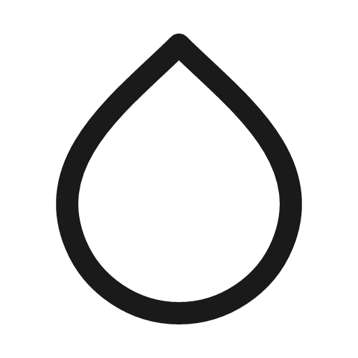 Drop icon, line style, from Myna UI Icons
