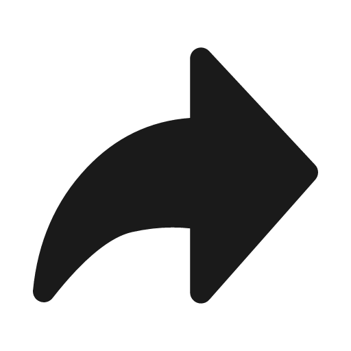 Fat corner up right solid icon, filled style, from Myna UI Icons